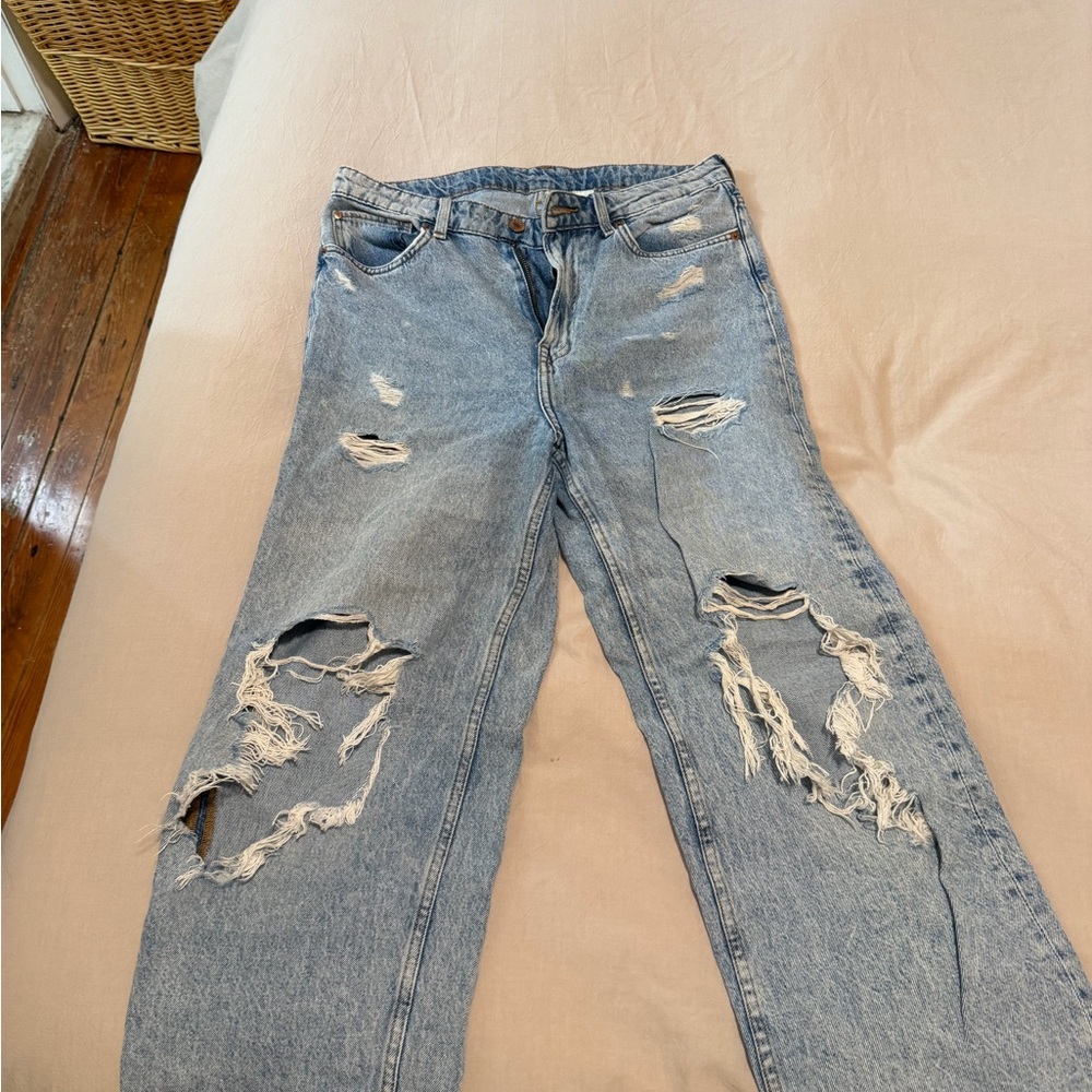 Distressed Blue Women’s Jeans